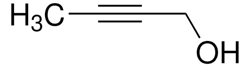 Chemical structure of 2-Butyne-1-ol